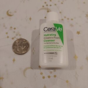 Cera Ve hydrating cream to foam cleanser